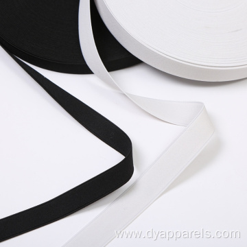 1 inch White Elastic 25mm Flat Woven Elastic